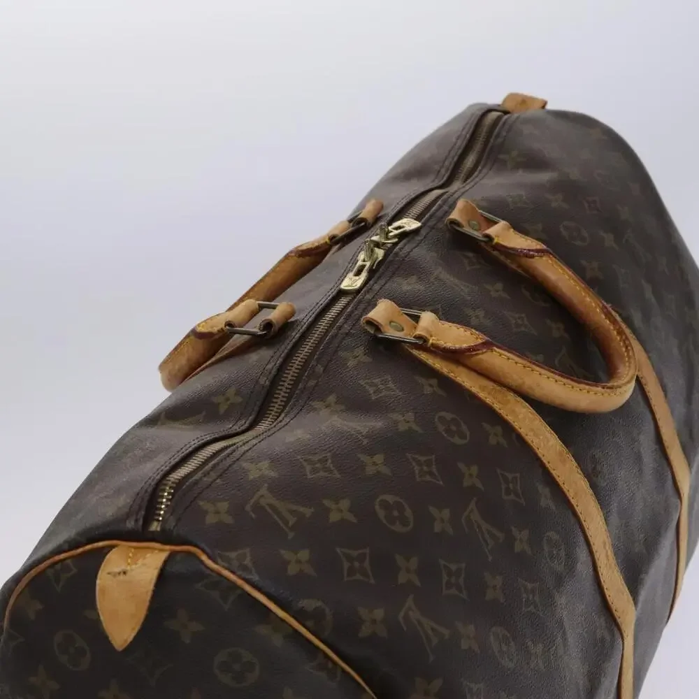 LOUIS VUITTON Monogram Keepall 55 Boston Bag M41424